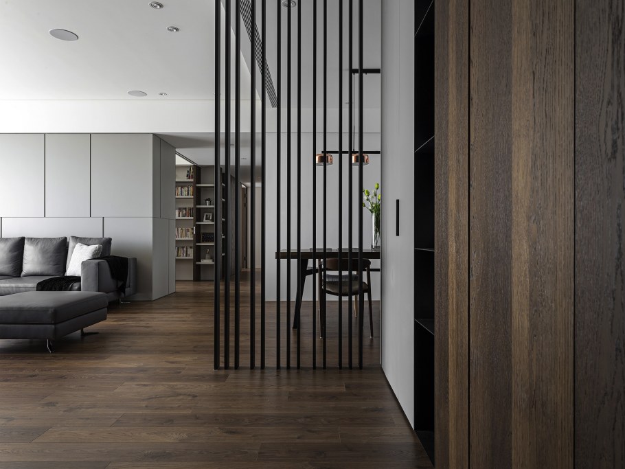 Перегородка из металлических прутьев