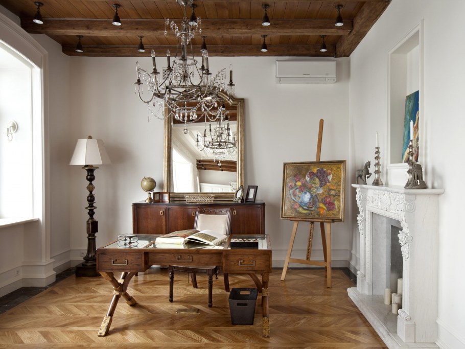 Современный ретро стиль в интерьере