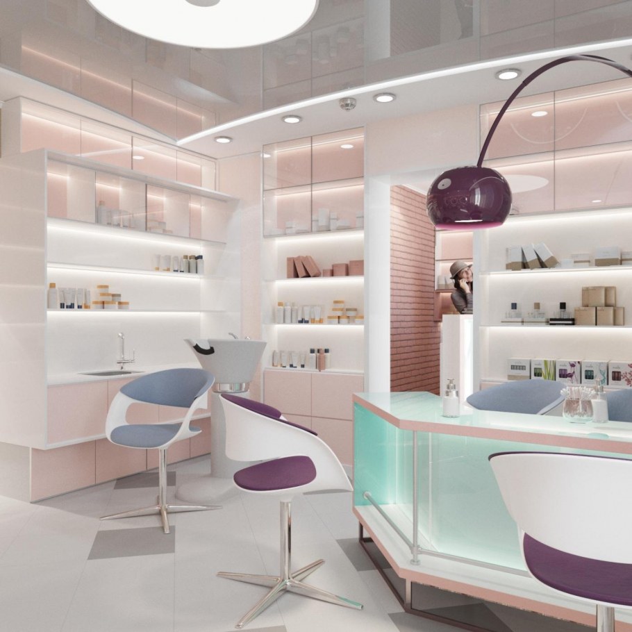 Интерьер парикмахерской