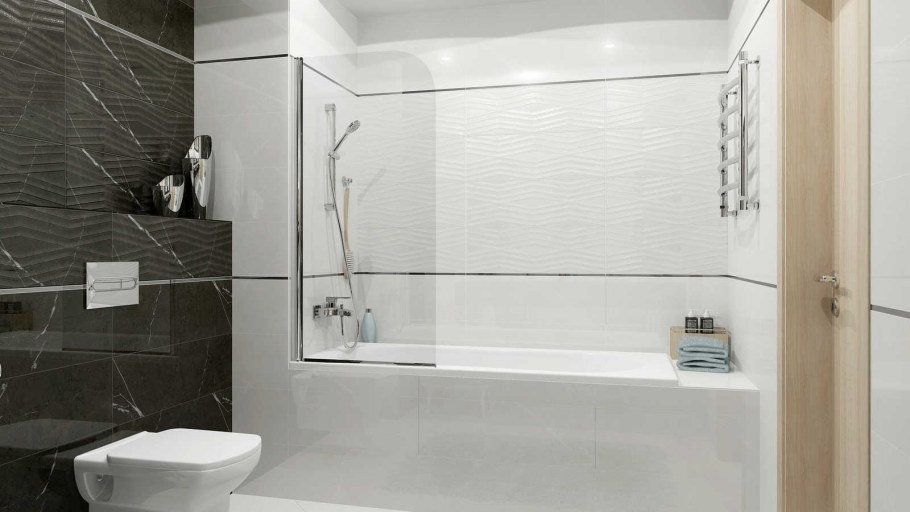 Плитка Geneva White Wall 02