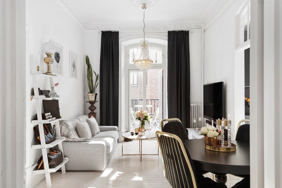 Белый интерьер квартиры