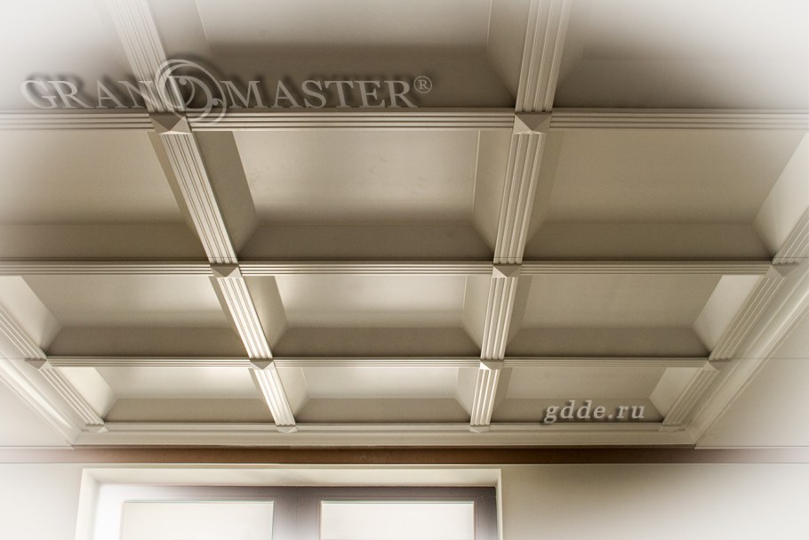 Кессонный потолок вид снизу