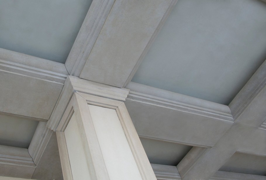 Кессонный потолок из стеклофибробетона