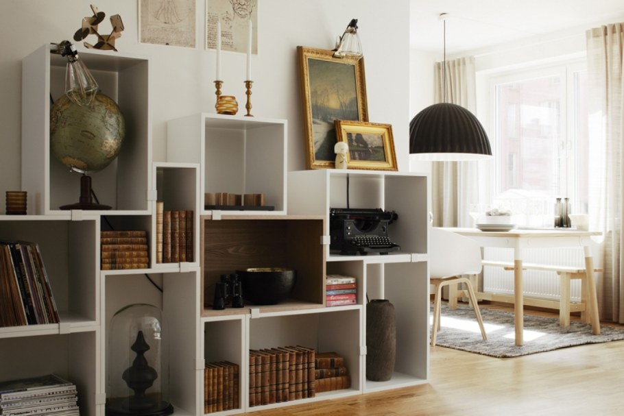 Стеллаж в скандинавском стиле