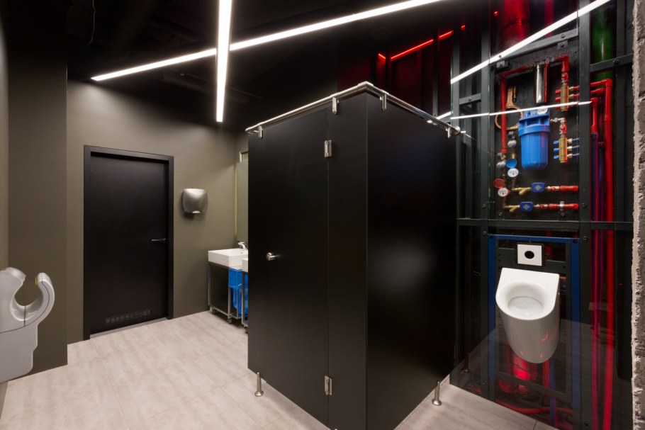 Общественный туалет интерьер