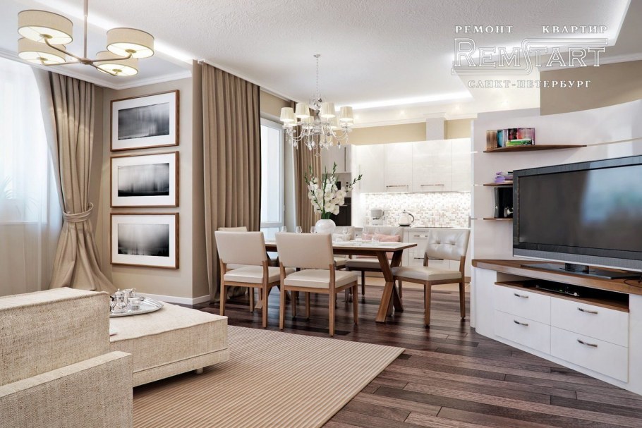 Кухня гостиная