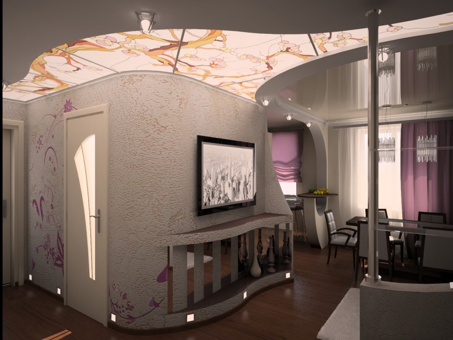 Интерьер студии для 4 человек