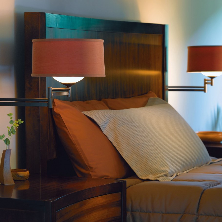 Светильники над кроватью