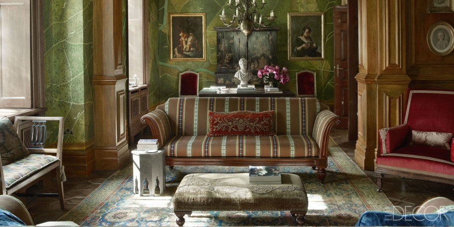 Интерьеры Англии 19го века спальная