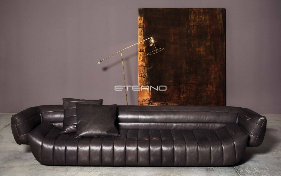 Диван кожаный Италия Бакстер