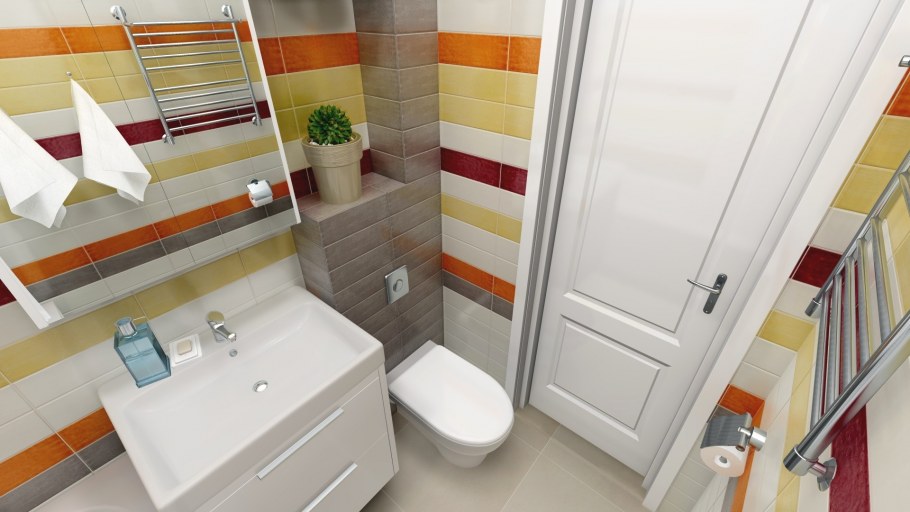 Пространство маленького туалета как увеличить