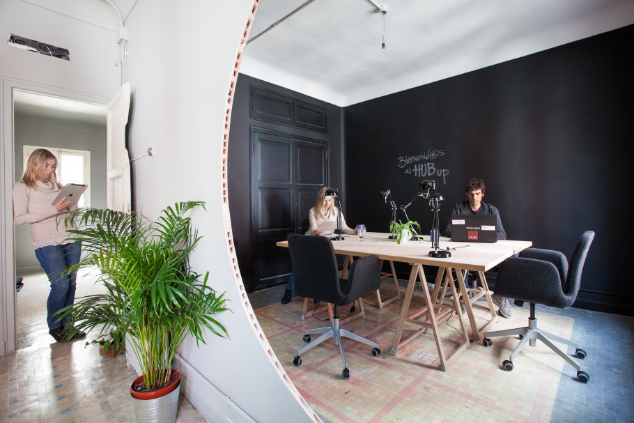 Коворкинг интерьер