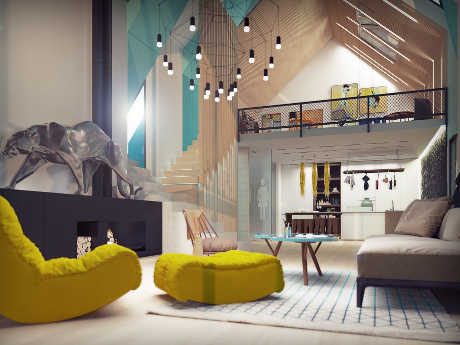 Интерьеры офисов лаунж зоны