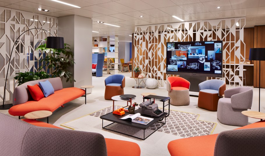 Лаунж зона в библиотеке