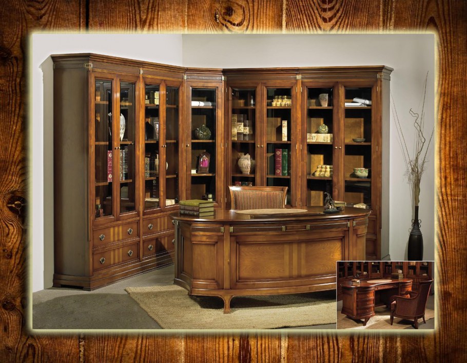 Стенка для кабинета домашнего