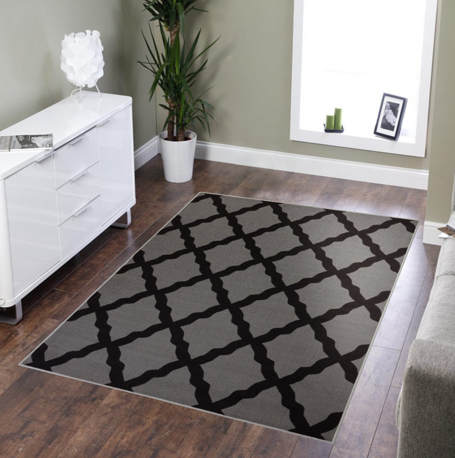 Темно серый ковер