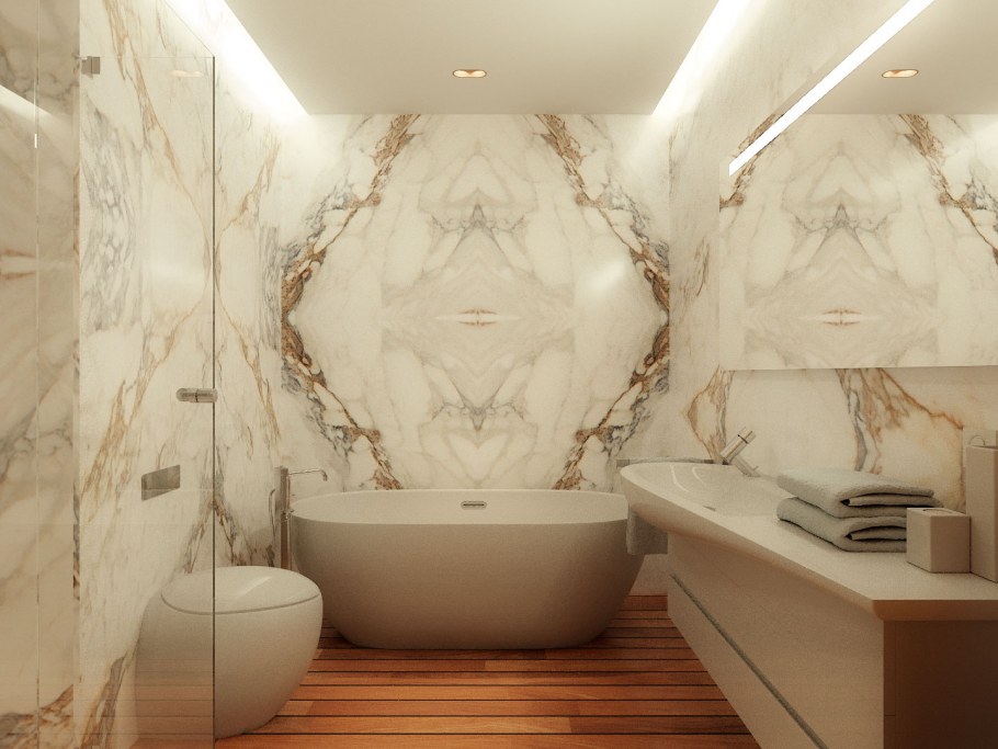 Туалет мрамор