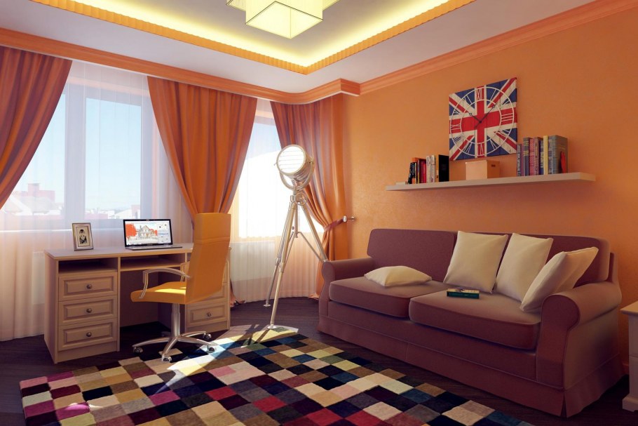 Детская комната с эркером