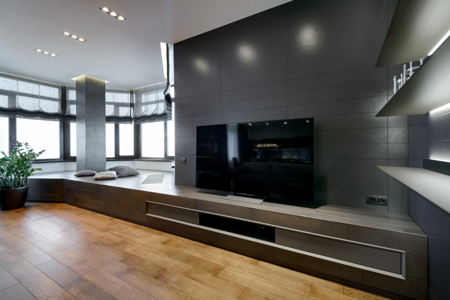 Подиум в интерьере квартиры