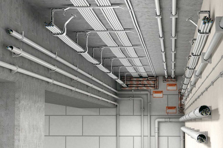 Освещение коридор офис