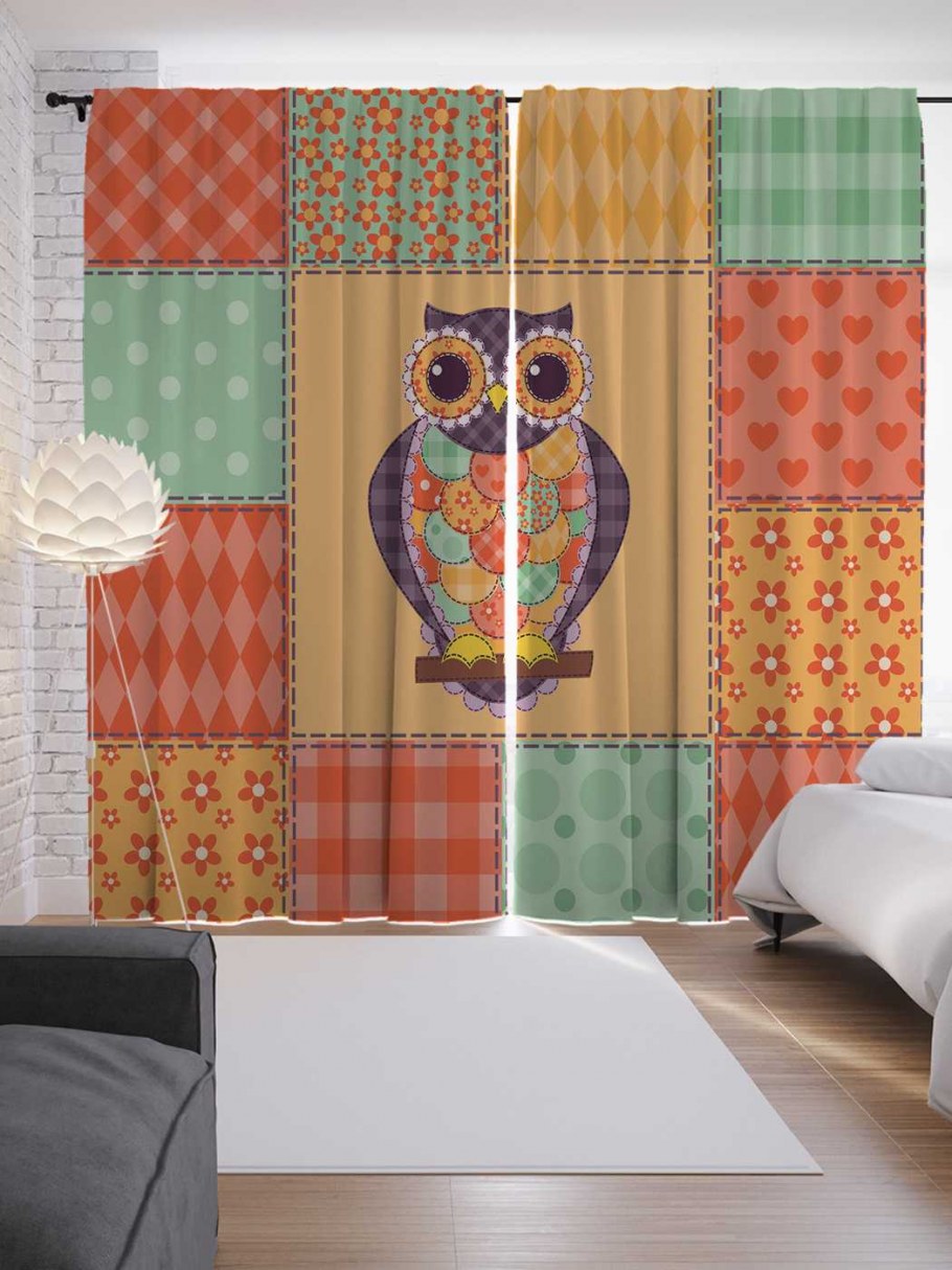 Шторы пэчворк