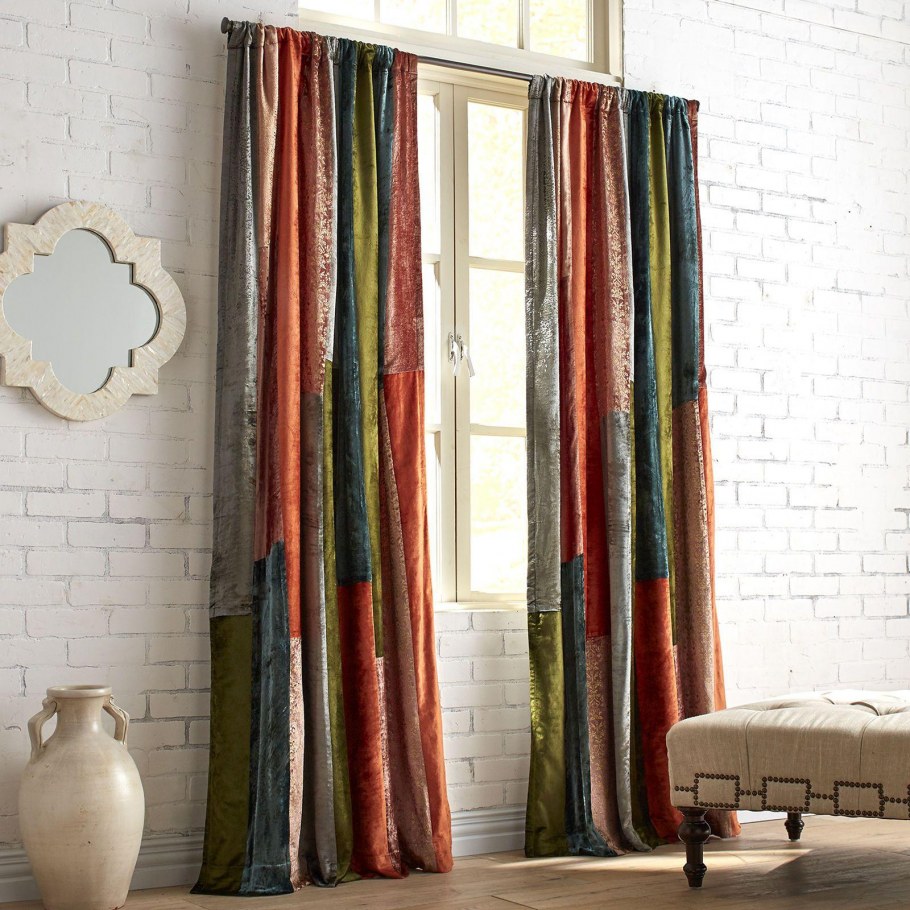 Шторы в стиле пэчворк