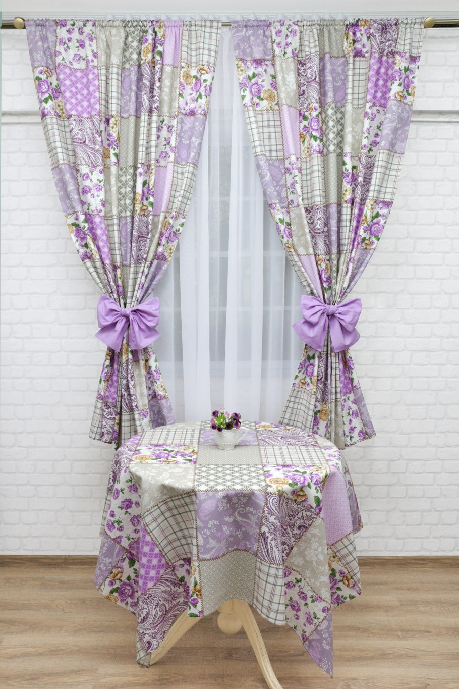 Комплект штор усадьба петчворк