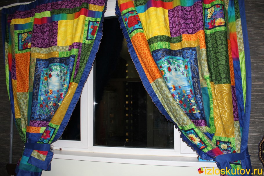 Шторы пэчворк