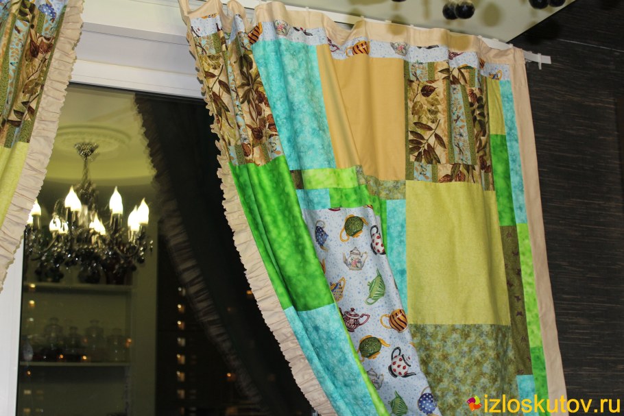 Пояги Лоскутная техника шторы