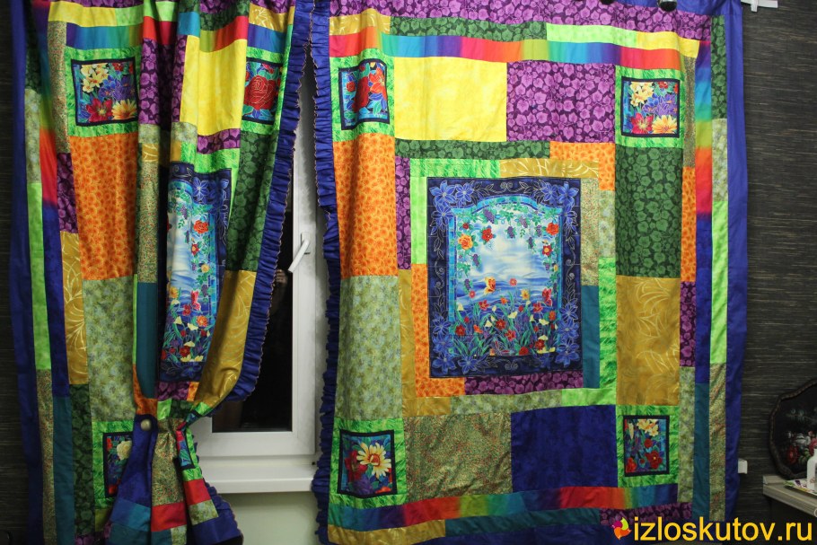 Шторы пэчворк