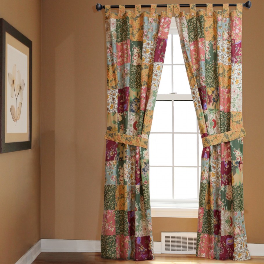 Шторы пэчворк полосками