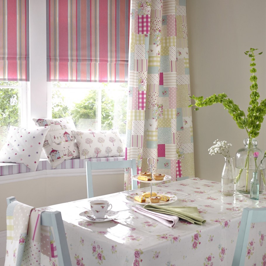 Занавески пэчворк