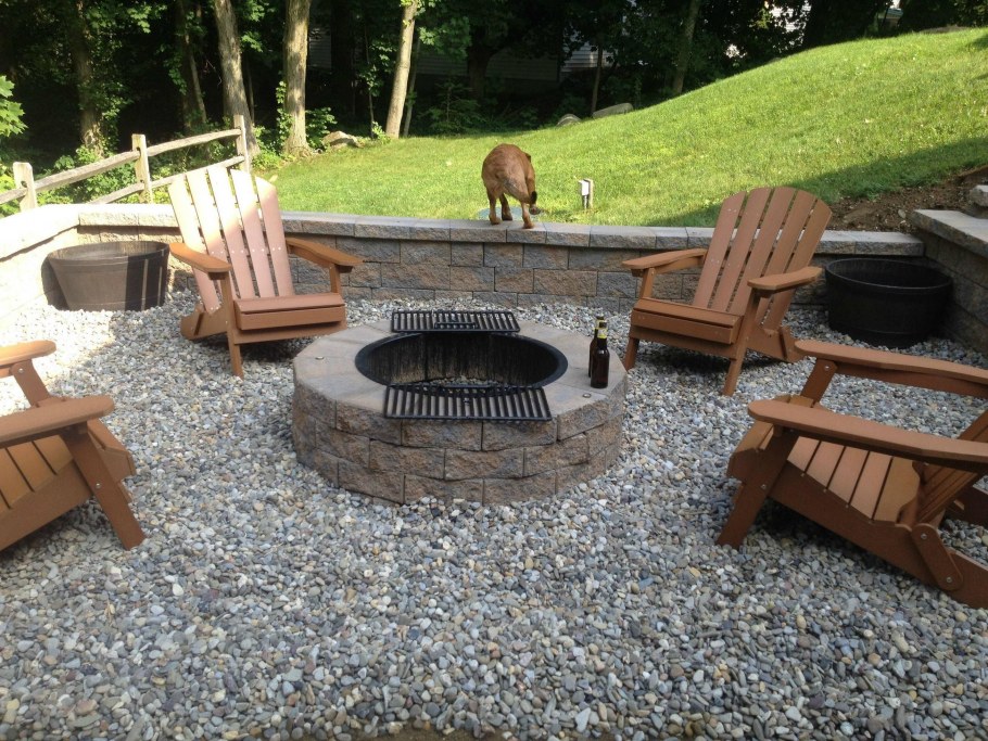 Маленькая площадка для кострища