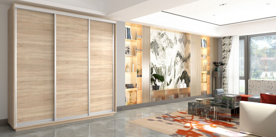 Шкаф-купе экспресс элемент трио 2100x600x2400