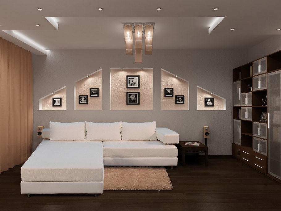 Встроенные полки