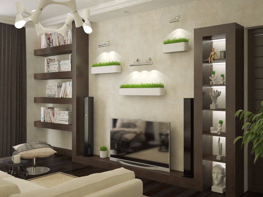 Небольшие ниши в интерьере