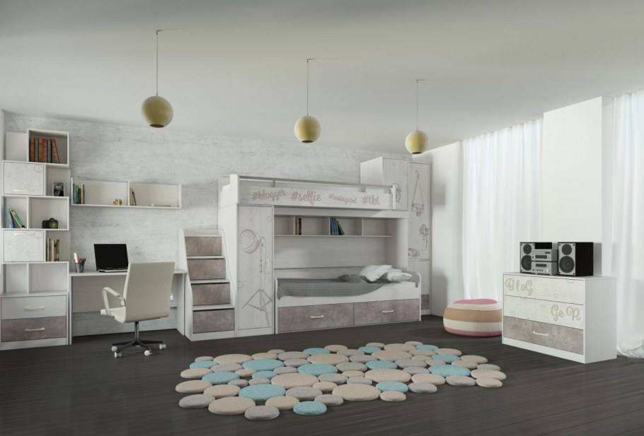 Комплект детской мебели Флоренция к1