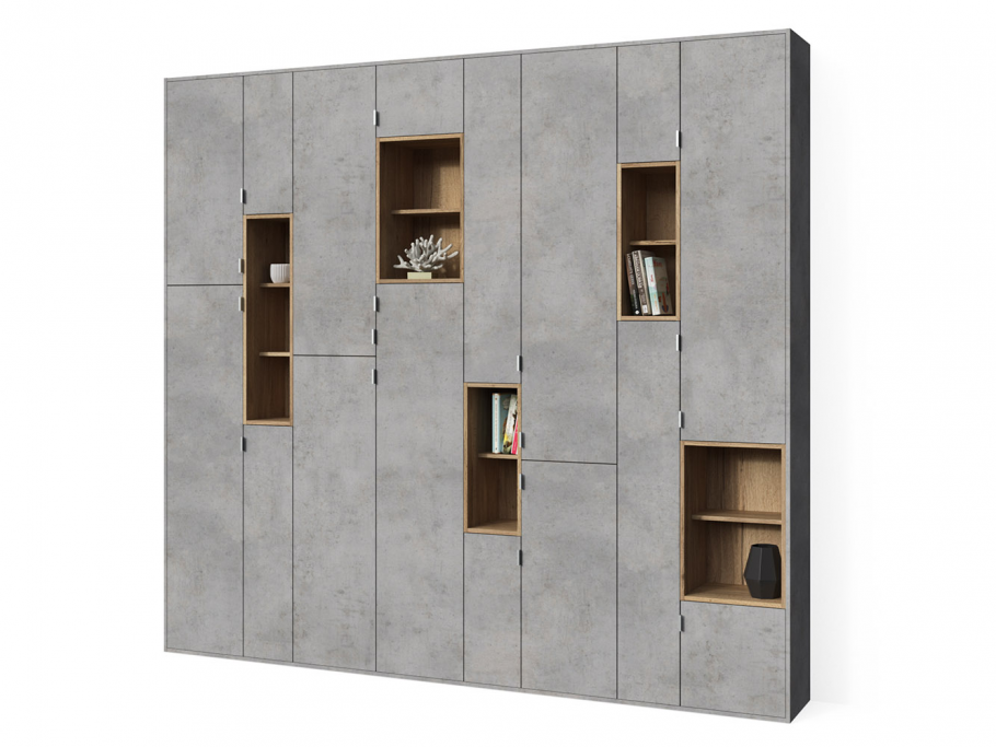 Книжный шкаф дуб Галифакс