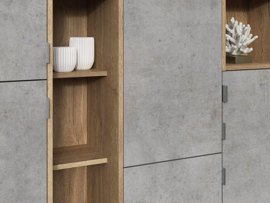 Дуб Галифакс натуральный Egger шкаф