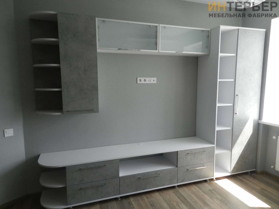 Белая корпусная мебель из ЛДСП