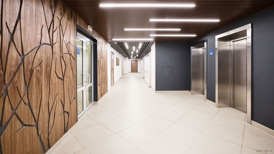 Интерьер холла общественного здания