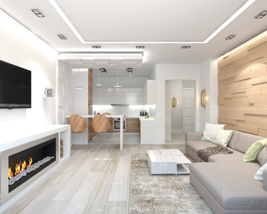 Современный интерьер евродвушки