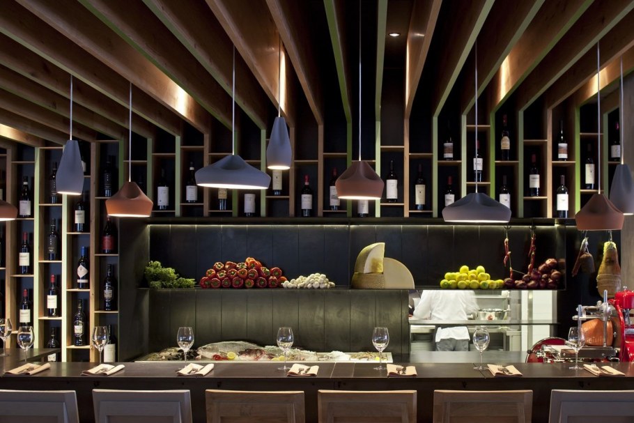 Итальянский ресторан интерьер современный