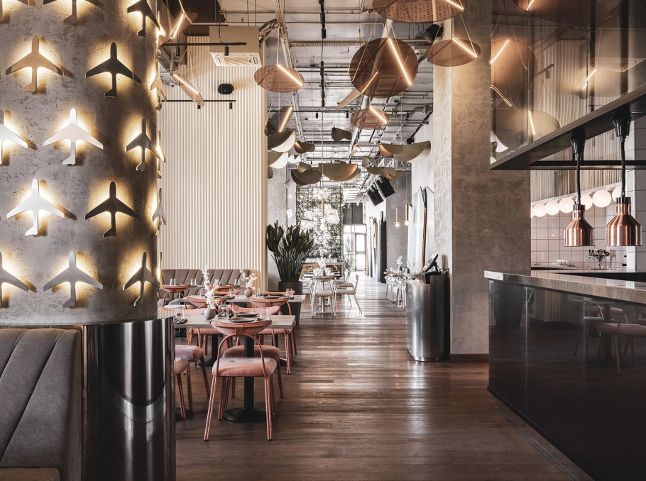 Ресторан полет Ходынка интерьер