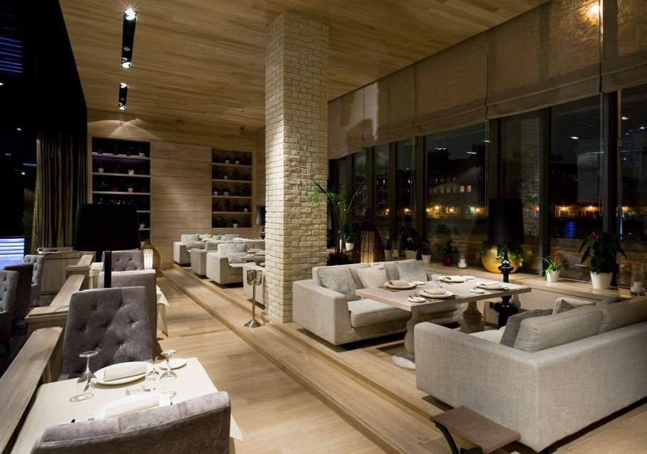 Современный интерьер кафе