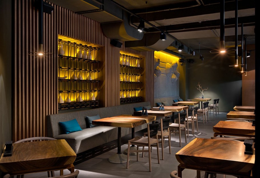 Интерьер бара ресторана