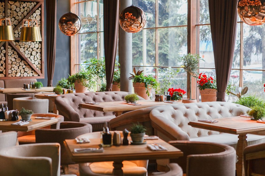 Итальянское кафе интерьер