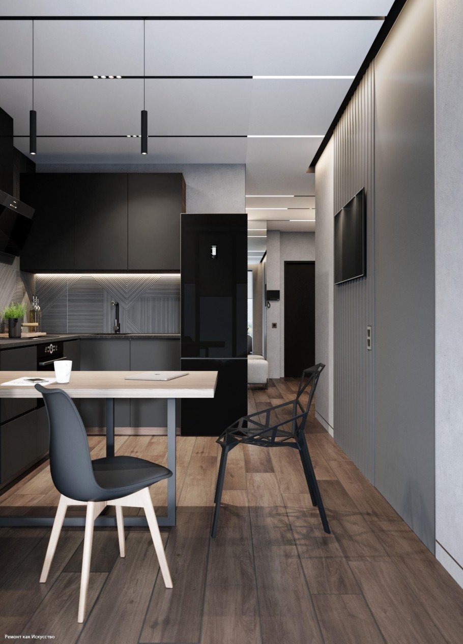 Кухня холостяка интерьер