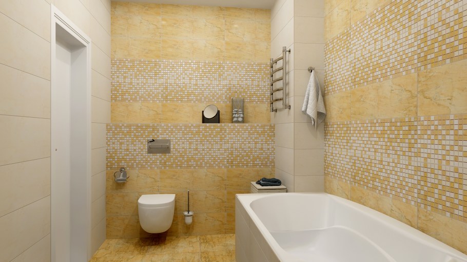 Ванна Керама Марацци золотой водопад