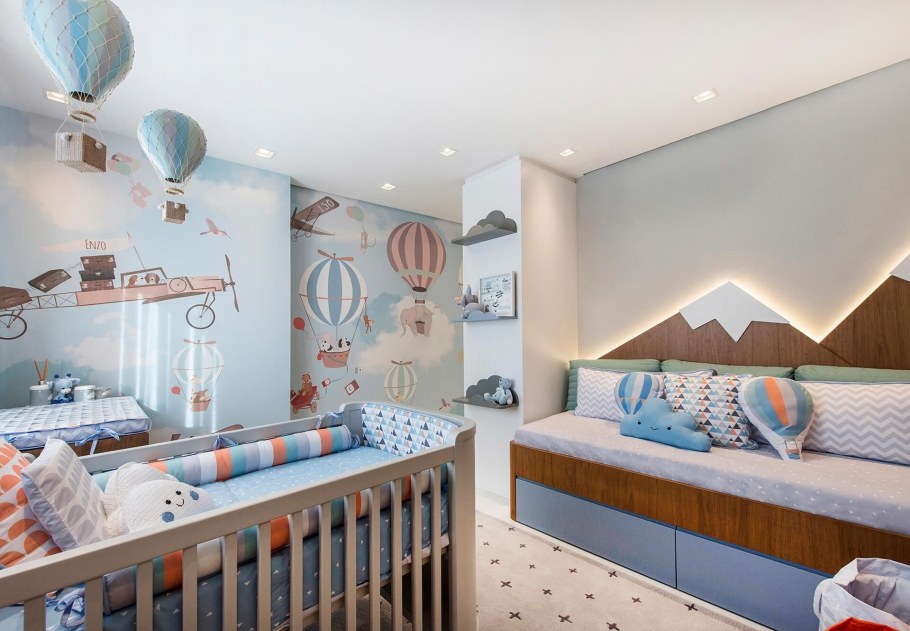 Бортики в детскую кроватку Лапси